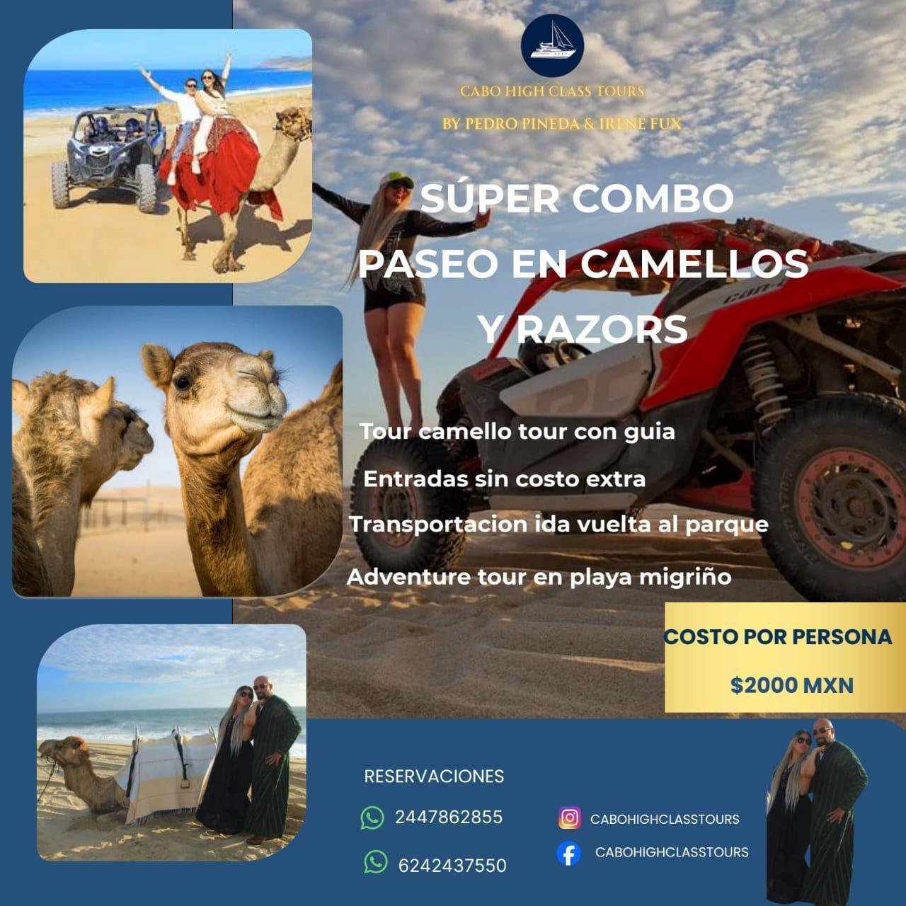 Camellos y Razors en Cabo